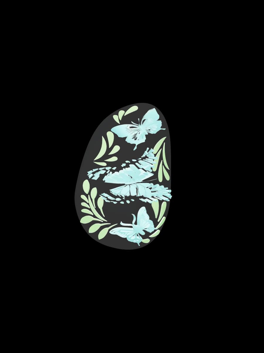 Butterfly Cove, oval