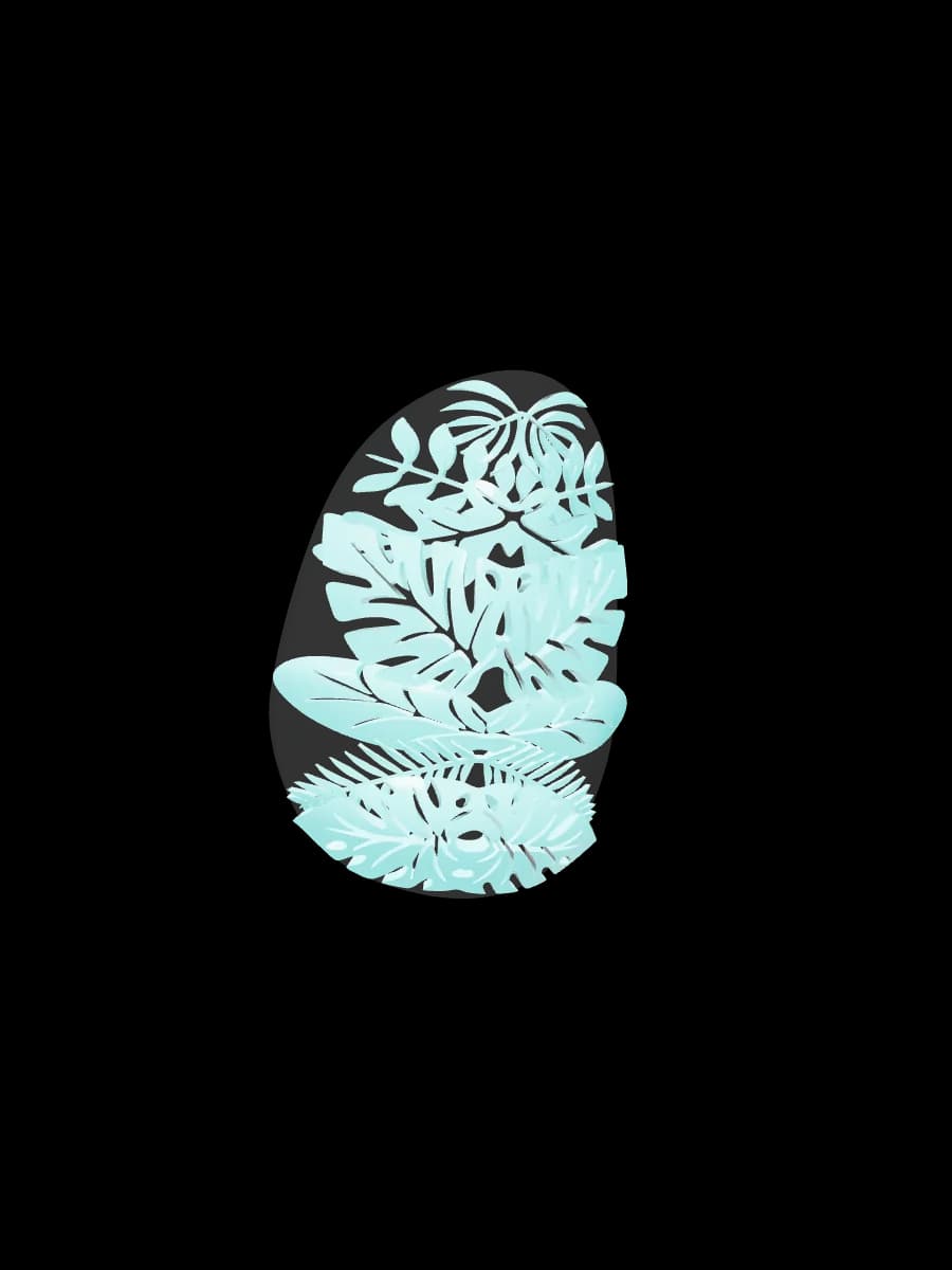 Jungle, oval