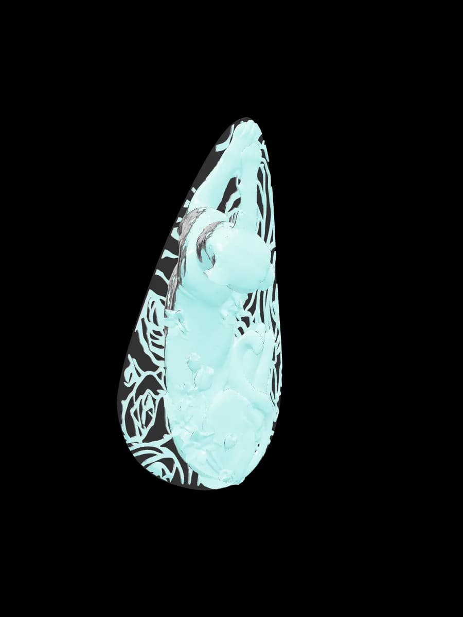 Leopard Rose, stiletto